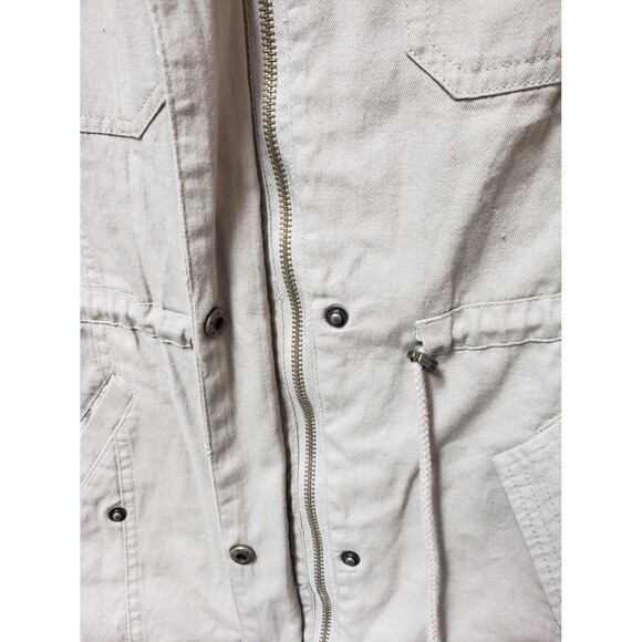 Harper Heritage Women's Khaki Utility Vest Size M Drawstring  New Without Tags - Picture 7 of 11